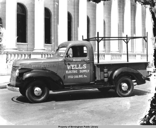 File:1940s Wells Electric Supply Company truck.jpg
