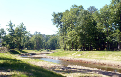 View of Little Shades Creek from McCallum Park