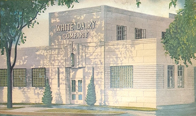 White Dairy Building, 1938