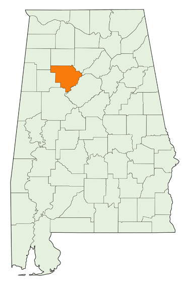 File:Walker county location map.png
