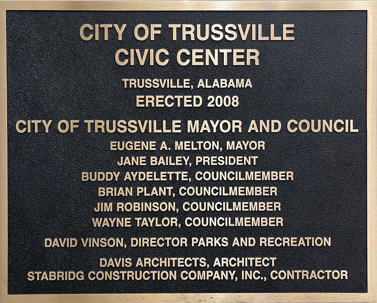 File:Trussville Civic Center plaque.jpg