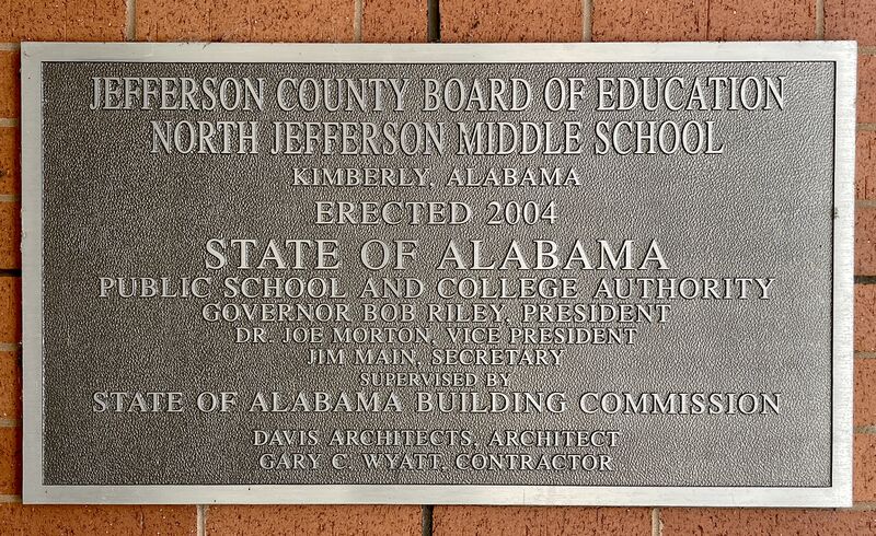 File:North Jefferson middle school plaque.jpg