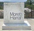 Moretti-Harrah sign at Gantts Quarry