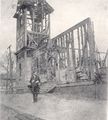 Brother Bryan at the ruins of his church (1901)