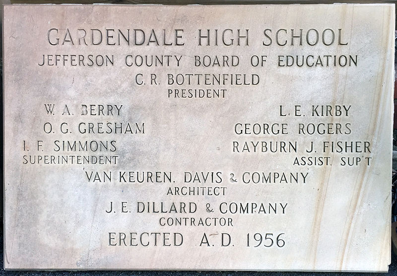 File:Gardendale High School cornerstone.jpg