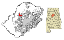 Graysville locator map.png
