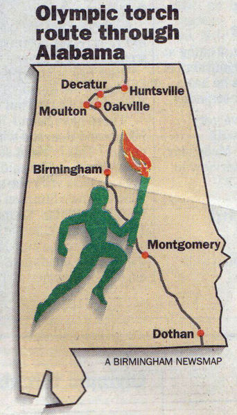 File:Map of Olympic Torch route through Alabama in 1996.jpg