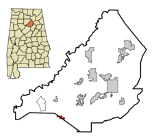 County Line locator map.png