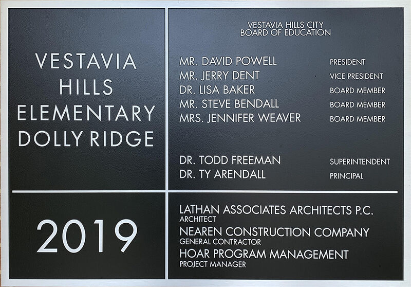 File:Vestavia Hills Elementary Dolly Ridge plaque.jpg