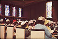 Worshippers at 6th Avenue Baptist in 1972
