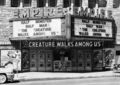 The Empire's marquee in 1956