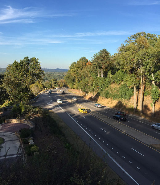 File:View of Hwy 31 looking north from the crest of Shades Mountain.jpg