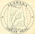 Pasted-up design of the 1939 seal for a 1941 WPA booklet